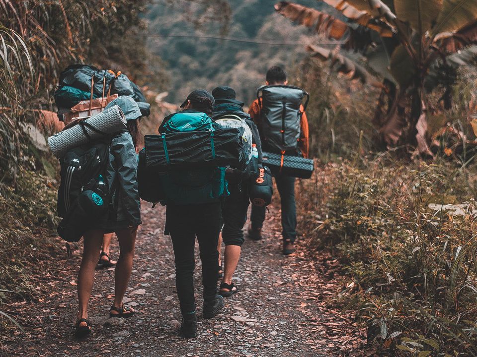加羅湖登山途中